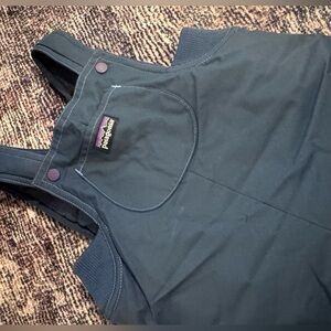 Patagonia Navy Kids One Piece snow ski bibs